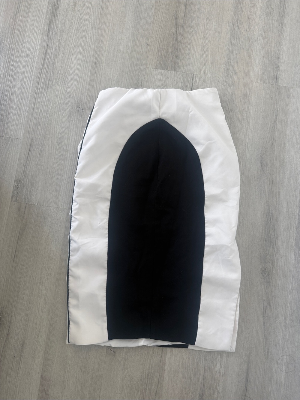Black and White Panel Pencil Skirt medium